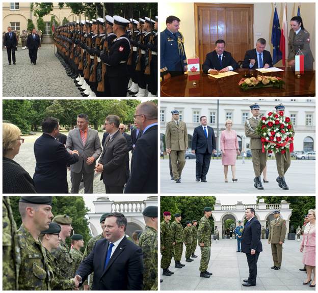 Minister Jason Kenney Signs Declaration Of Intent With Tomasz Siemoniak, Polish Deputy Prime Minister And Minister Of National Defence